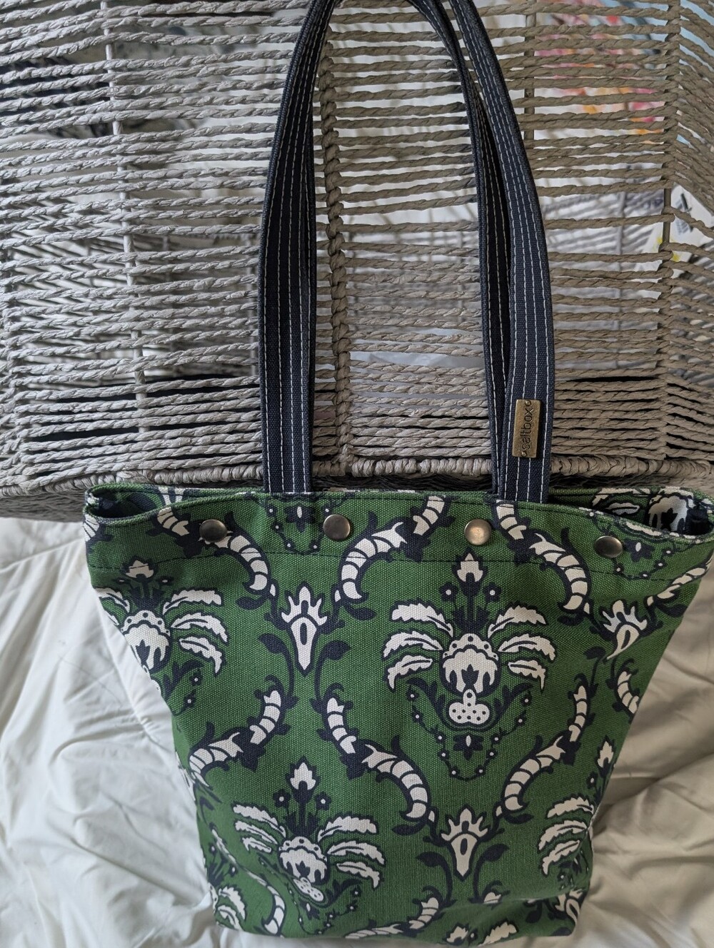 Canvas Tote bag By Saltbox - Picture 2 of 7